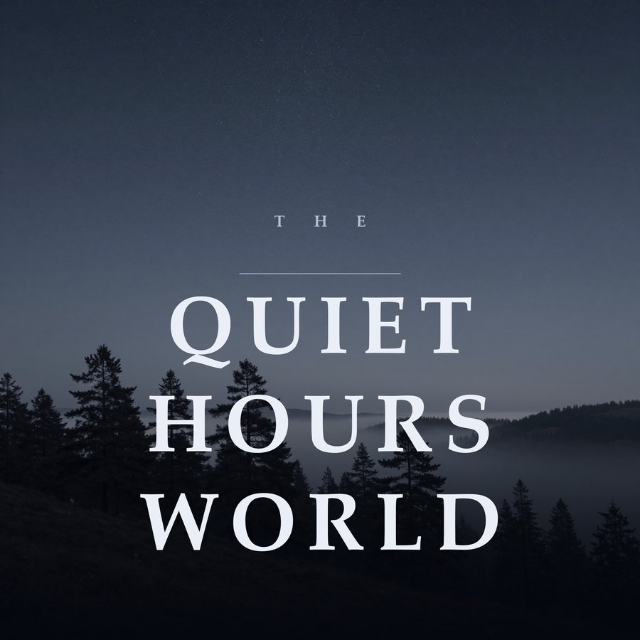The Quiet Hours World podcast cover art.